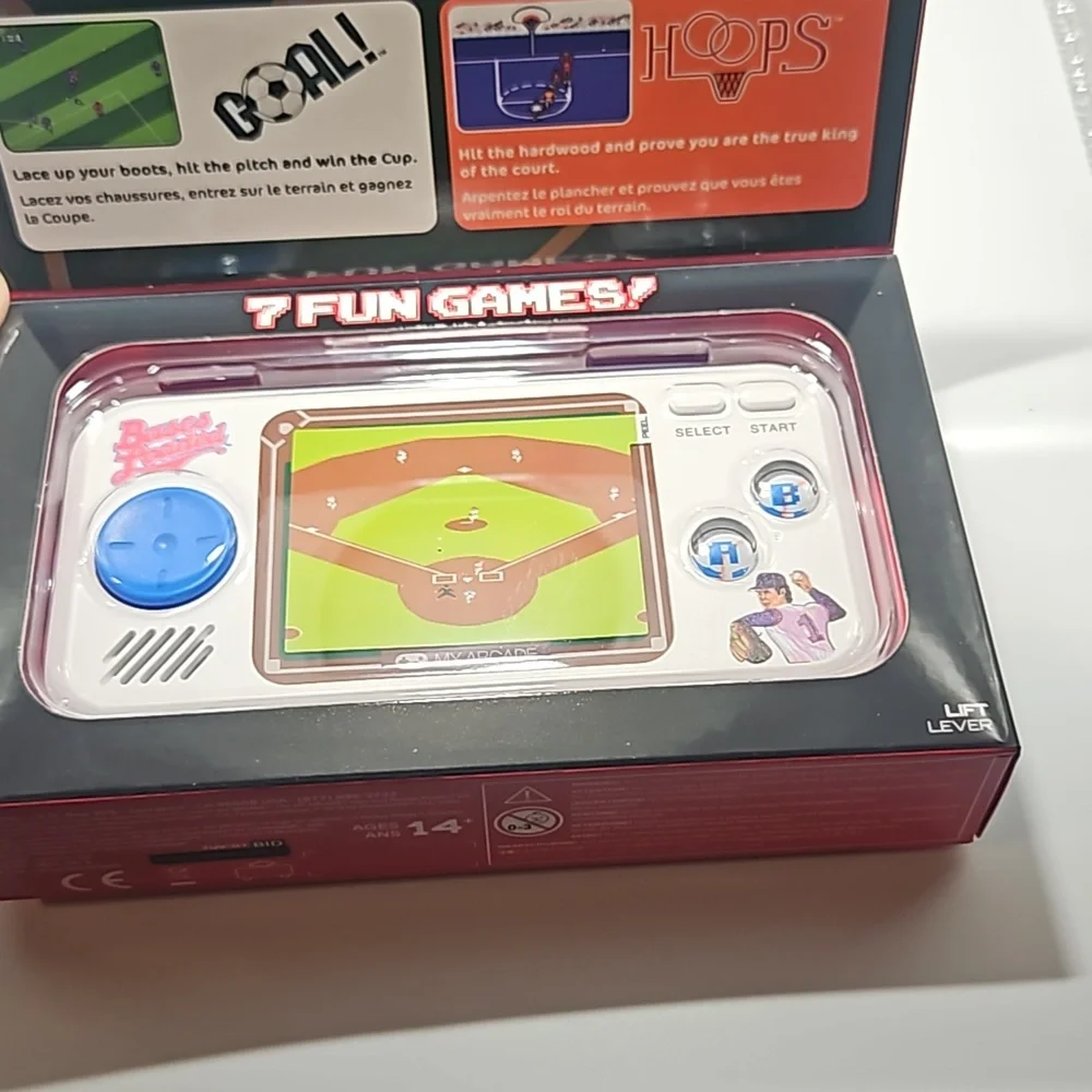 NEW-My Arcade- Bases Loaded Pocket Player - Collectible Handheld Game Console - Picture 8 of 13